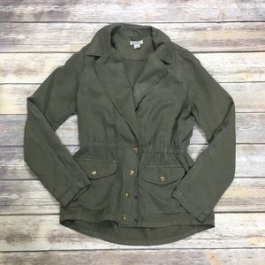 {Lucky Brand} Long Sleeve Military Jacket Sz S